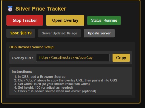 Silver Price Tracker